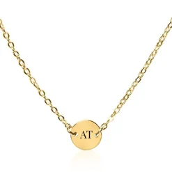 Gravierbare Kette aus vergoldetem Sterlingsilber LSN0022SL