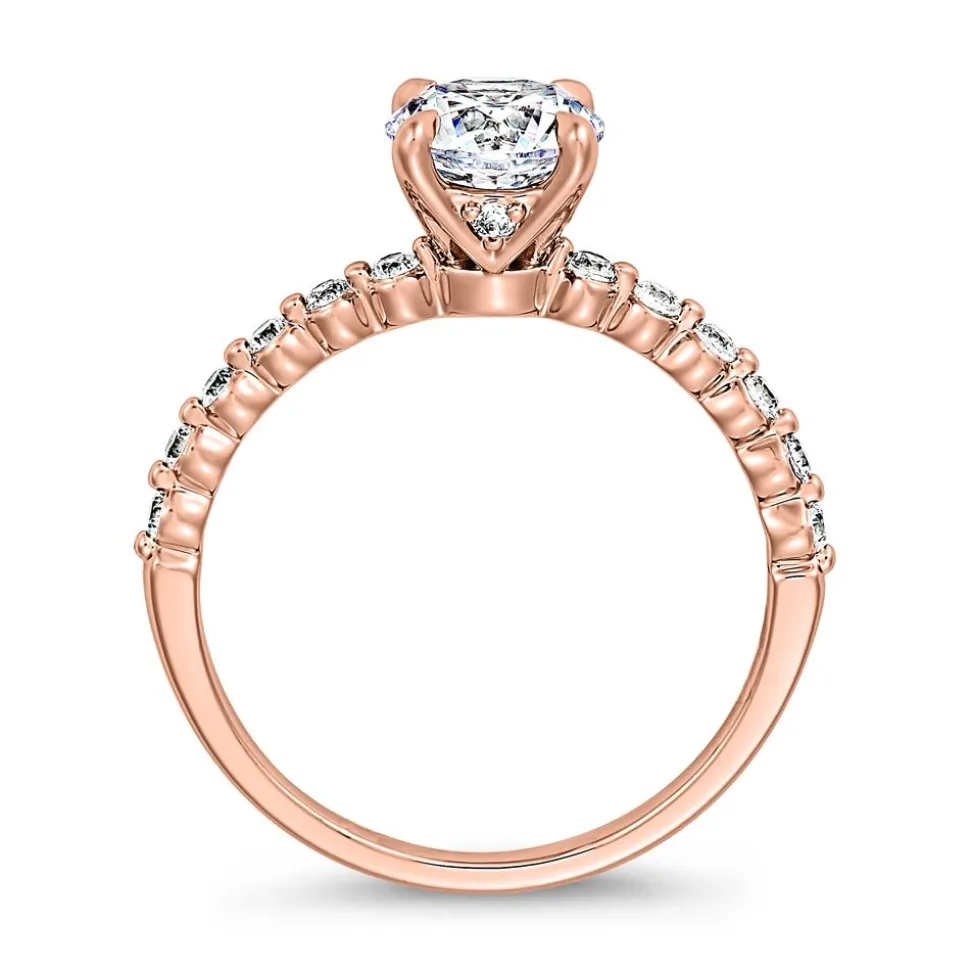Gravierbarer lab grown Diamantring aus Roségold BDR0027LG-RSL