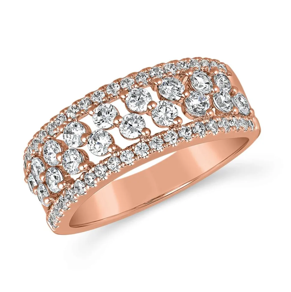 Gravierbarer lab grown Diamantring aus Roségold BDR0073LG-RSL