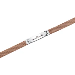 Gravierbares Mesh Armband aus Edelstahl, rosé B5276SL