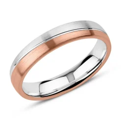 Gravur Ring für Herren aus Sterlingsilber, rosé R8597SL