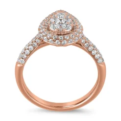 Gravurring mit lab grown Diamanten aus Roségold BDR0082LG-RSL