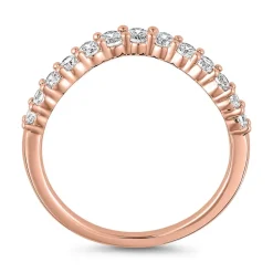 Gravurring mit lab grown Diamanten aus Roségold BDR0112LG-RSL