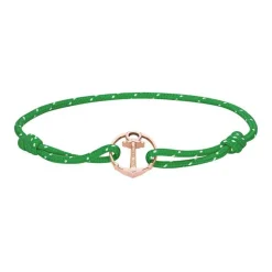 Grünes Nylonarmband Re/Brace mit Anker, rosé PH002188