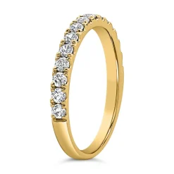 Halber Eternity Ring mit Diamanten aus Gelbgold BDR0128-GSL