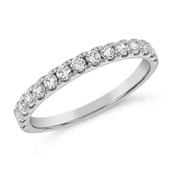 Half Eternity Ring mit Brillanten, Weißgold oder Platin BDR0128-WSL