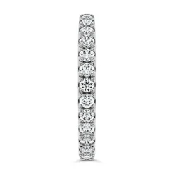 Half Eternity Ring mit Brillanten, Weißgold oder Platin BDR0128-WSL