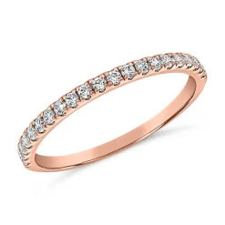 Half Eternity Ring mit Diamanten aus Roségold BDR0127-RSL