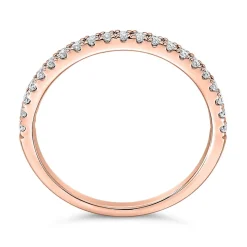 Half Eternity Ring mit Diamanten aus Roségold BDR0127-RSL