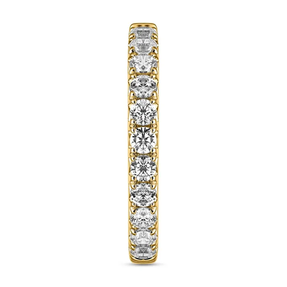 Half-Eternity-Ring aus Gelbgold mit Brillanten BDR0116-GSL