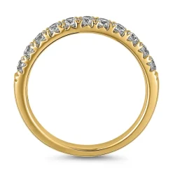 Half-Eternity-Ring aus Gelbgold mit Brillanten BDR0116-GSL