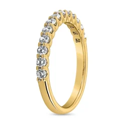 Half-Eternity-Ring aus Gelbgold mit Brillanten BDR0081-GSL