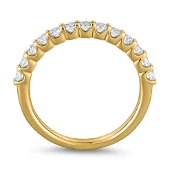 Half-Eternity-Ring aus Gelbgold mit Brillanten BDR0081-GSL