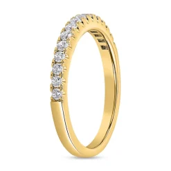 Half-Eternityring aus Gelbgold mit lab grown Brillanten BDR0062LG-GSL