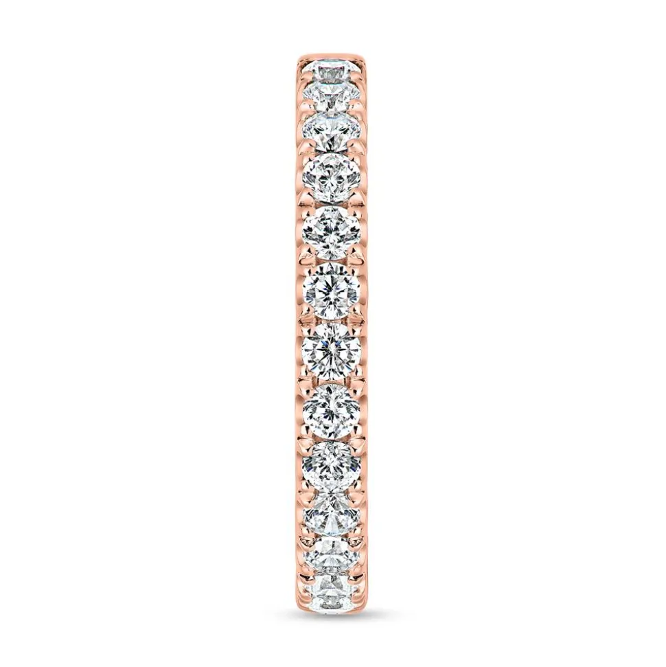 Half-Eternity-Ring aus Roségold mit Brillanten BDR0080-RSL