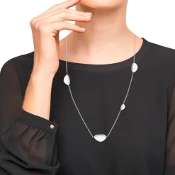 Halskette für Damen aus Edelstahl, gravierbar 2035525