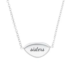 Halskette für Damen aus Edelstahl, gravierbar 2035525