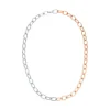 Halskette für Damen aus Sterlingsilber, bicolor 2029348