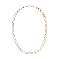 Halskette für Damen aus Sterlingsilber, bicolor 2029348