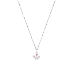 Halskette für Mädchen aus 925er Silber mit Krone 2036938