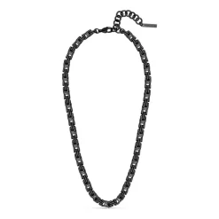 Halskette Intractable für Herren aus Edelstahl, schwarz PEAGN0008302