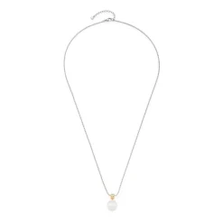 Halskette Perlina für Damen aus Edelstahl mit Catseye 022629