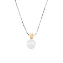 Halskette Perlina für Damen aus Edelstahl mit Catseye 022629