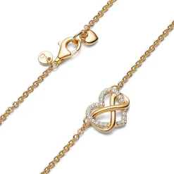Halskette Sparkling Inifinity Heart für Damen 362666C01-50