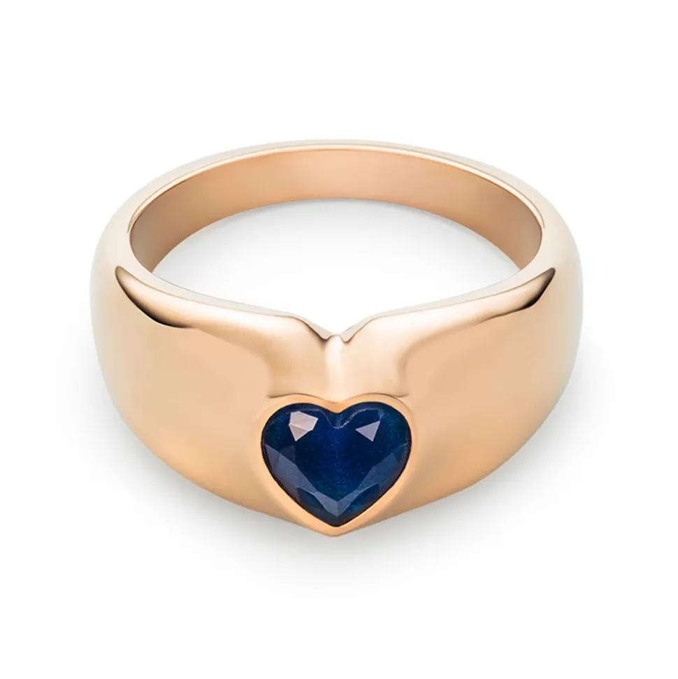 Heart of the Sea Damenring aus Edelstahl, IP Rosé PH-JE-1875