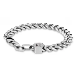 Herren Armband Hinged aus Edelstahl mit Gravuroption PEAGB2211602