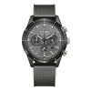 Herren Chronograph aus schwarzem Edelstahl CA4625-02H