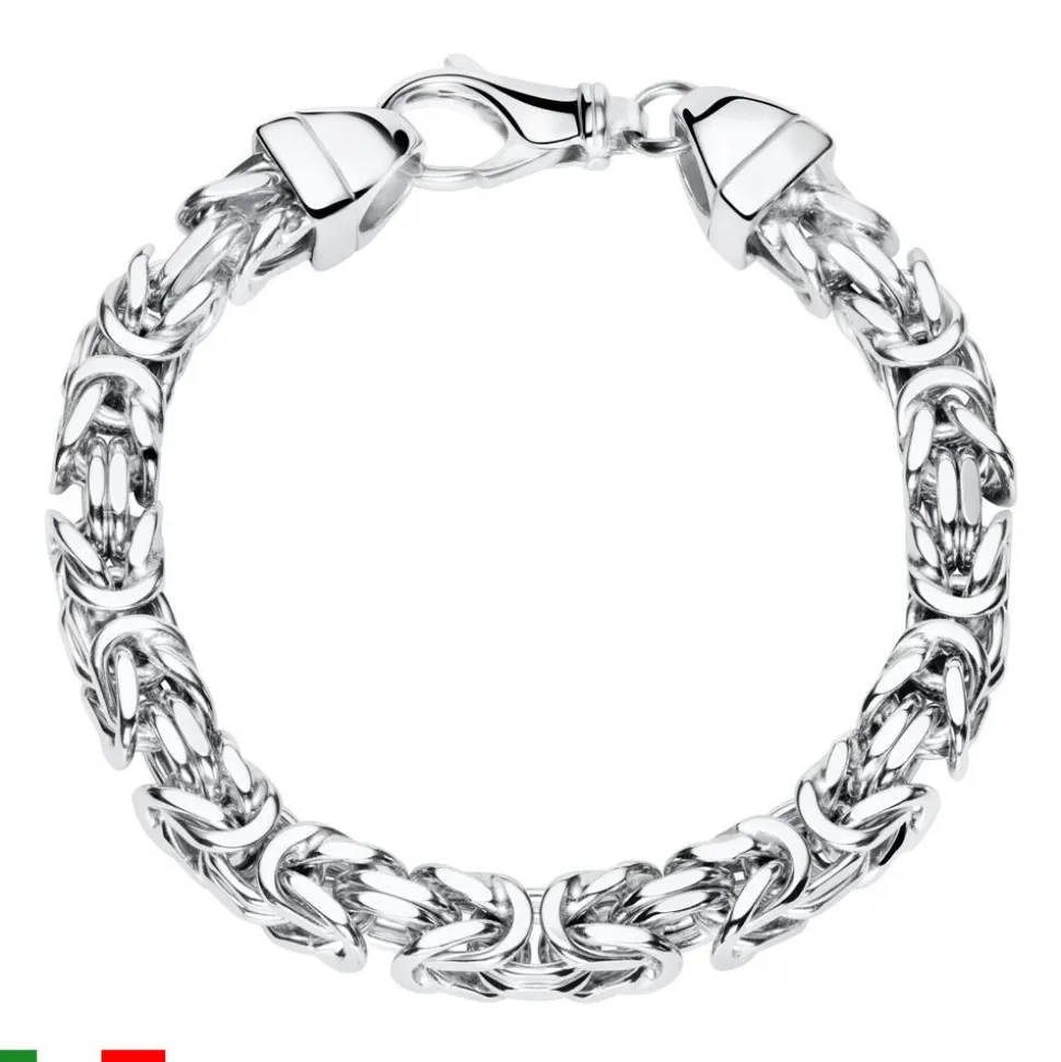 Herren Königsarmband aus 925er Silber, 7,0 mm KA0070-RH