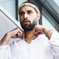 Herren Königsarmband aus 925er Silber, 7,0 mm KA0070-RH