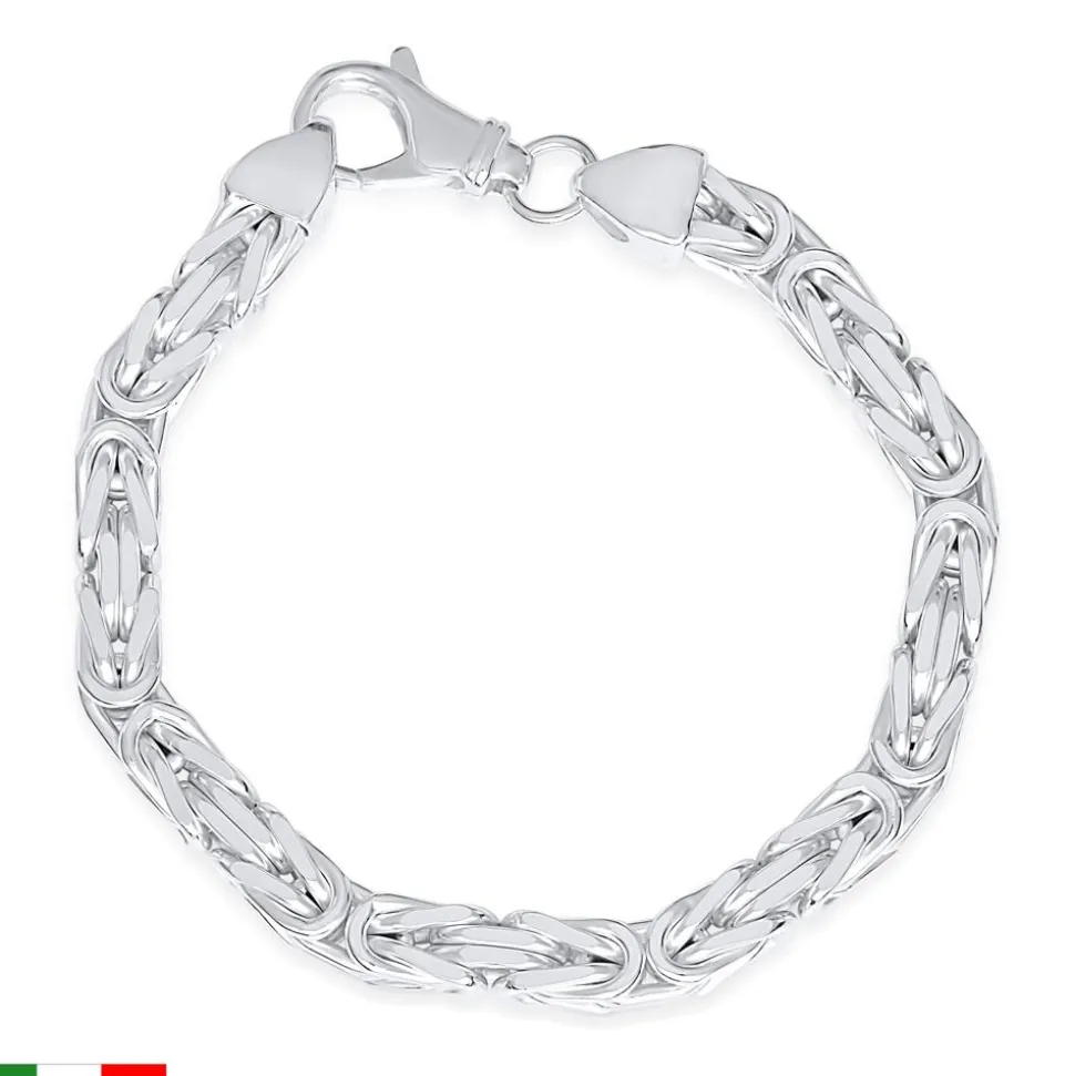 Herrenarmband aus Sterlingsilber, 5,7 mm KA0057-F