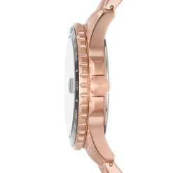 Herrenuhr Blue GMT aus rosévergoldetem Edelstahl FS6027