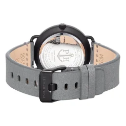 Herrenuhr Breakwater Line mit grauem Lederband PH-BW-BGM-BS-58M