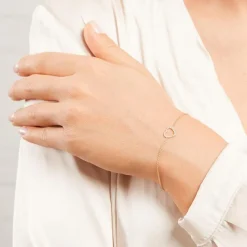 Herzarmband für Damen aus 585er Gold mit Brillanten BDB0013-14KG