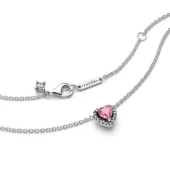 Herzkette für Damen, Timeless, Sterlingsilber, Zirkonia 398425C02