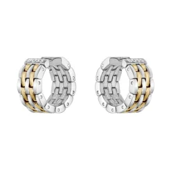 Isla Creolen für Damen aus Edelstahl, bicolor 1580531