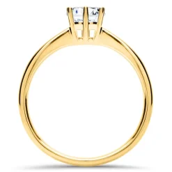 14K Gold Verlobungsring mit lab-grown Brillant VR0146-LSL