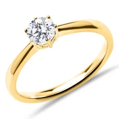 14K Gold Verlobungsring mit lab-grown Brillant VR0146-LSL