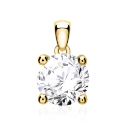 14-karätiger Goldkette mit Brillant BDP0035Di100-14KGSLK