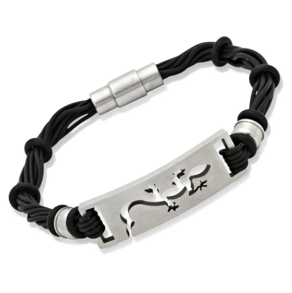 Kautschukarmband Salamander und Magnetverschluss B5005