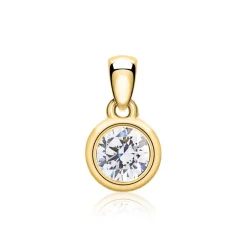 Kette aus 585er Gold mit Diamant, lab grown BDP0033LG-14KGSLK