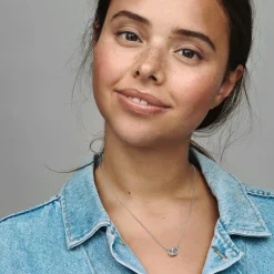 Kette aus 925er Silber, Zirkonia, Signature-Kollektion 392736C01-45