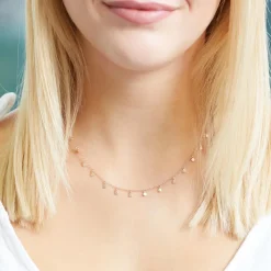 Kette aus rosévergoldetem Sterlingsilber LSN0011