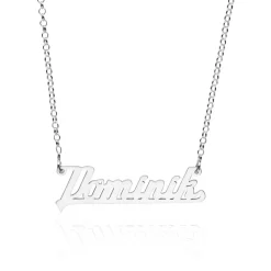 Kette aus Sterlingsilber mit Namen wählbar NN0091-AgSL