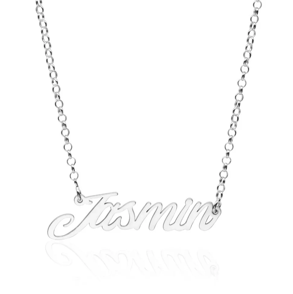 Kette aus Sterlingsilber mit Name oder Begriff wählbar NN0081-AgSL