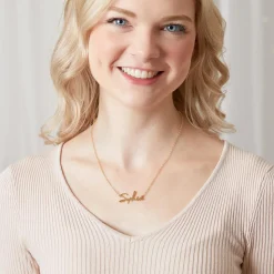 Kette aus vergoldetem 925er Silber individualisierbar NN0077-AgGSL