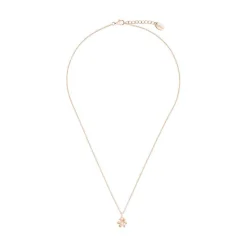 Kette Flower mit Zirkonia aus Sterlingsilber, IP Rosé 2035511